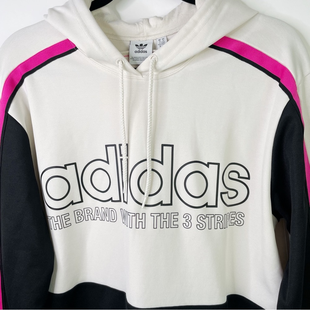 Adidas Originals Women's Racing Hooded Sweatshirt Oversized Hoodie Gorpcore - M - Picture 5 of 13